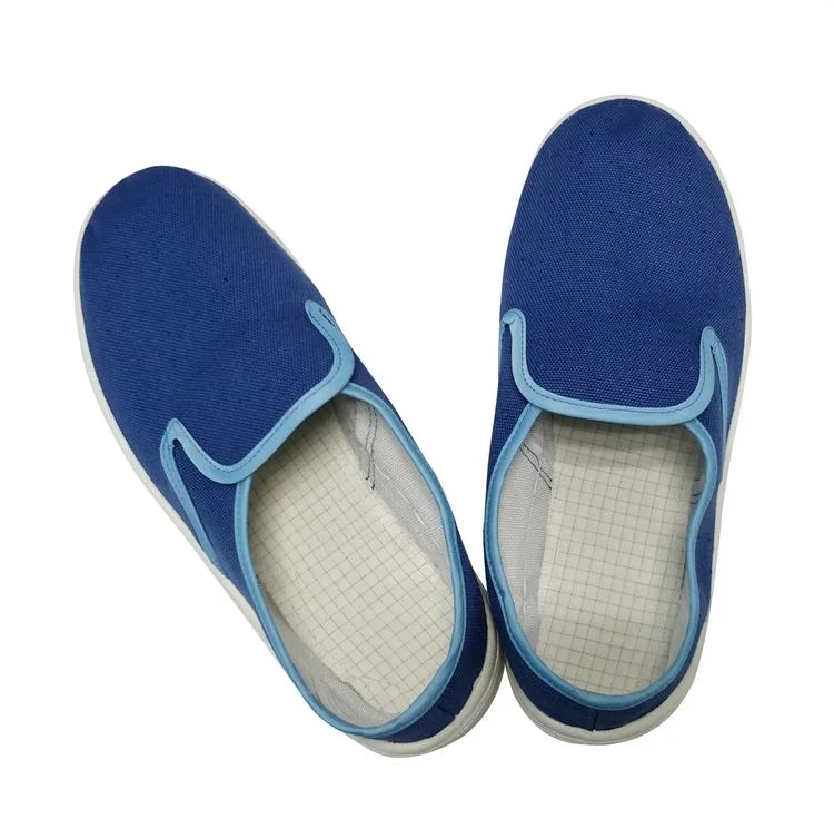 ISO RoHS Certified PU Sole Canvas Antistatic ESD Shoes