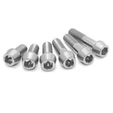 Gr2 Gr5 Titanium los tornillos de cabeza hexagonal