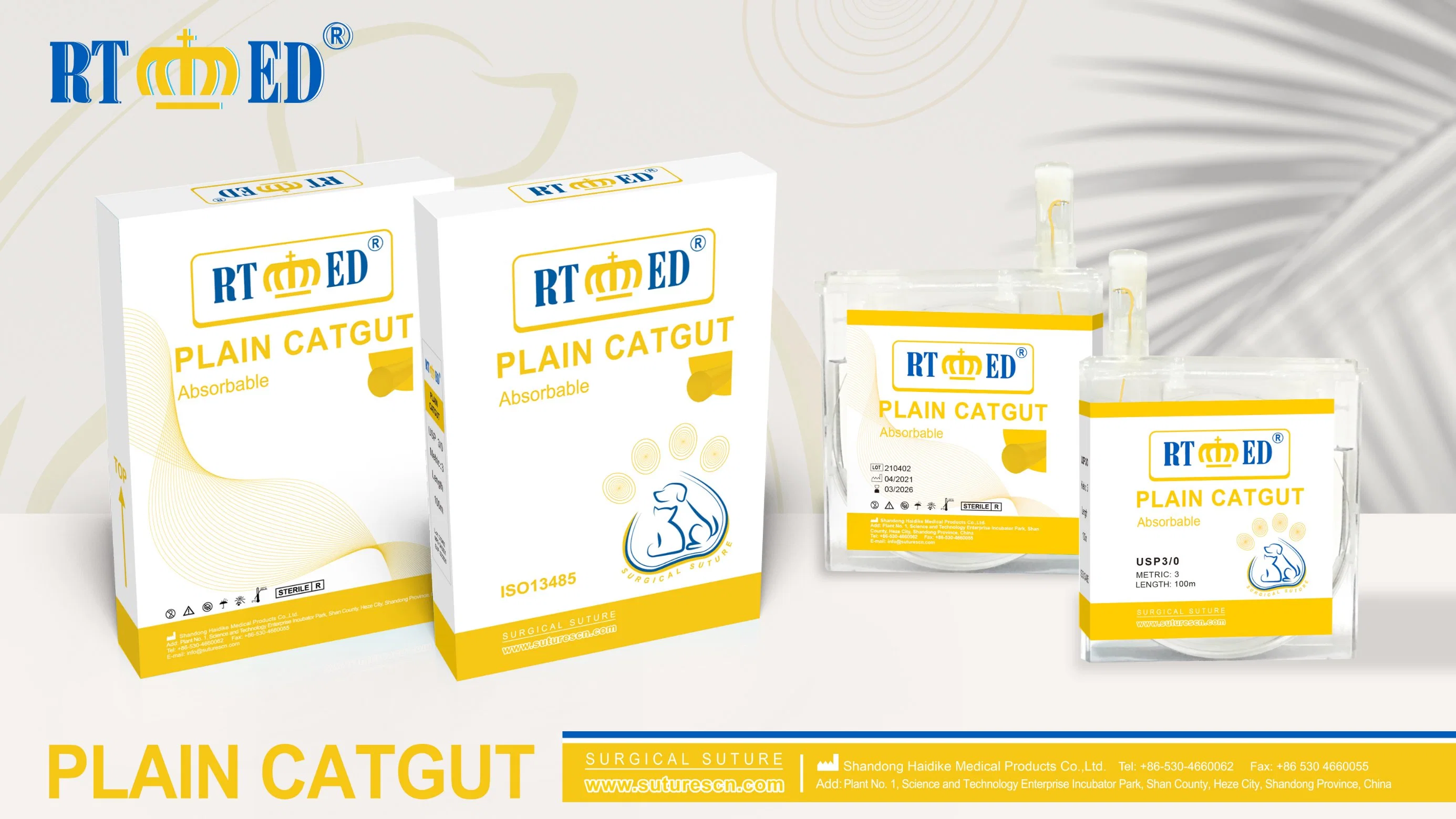 High quality/High cost performance Non-Absorbable Cassette Surgical Suture