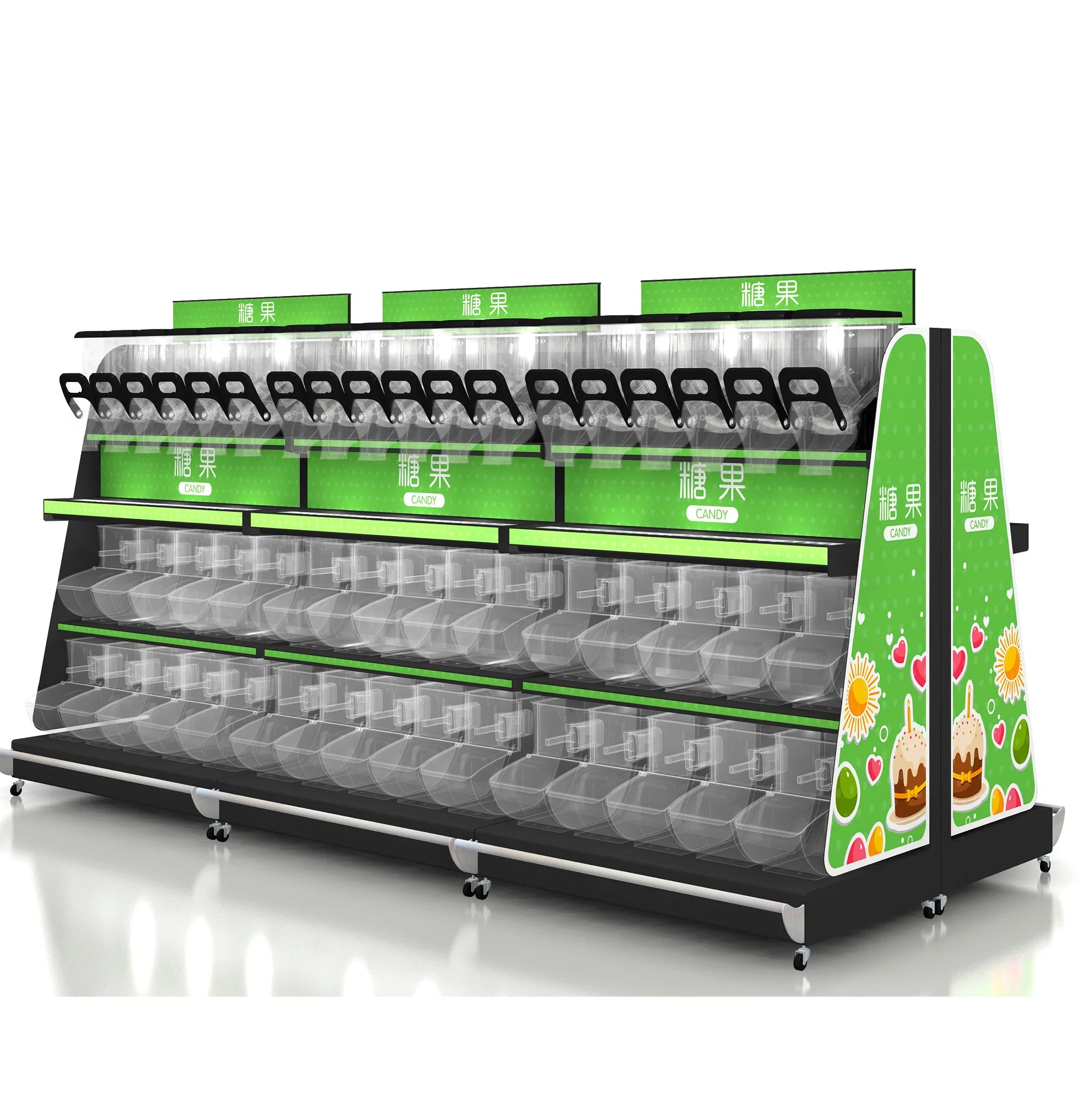 2018 Supermarket Shelf Food Display Rack Shelving Supermarket Furniture for Retail Stores