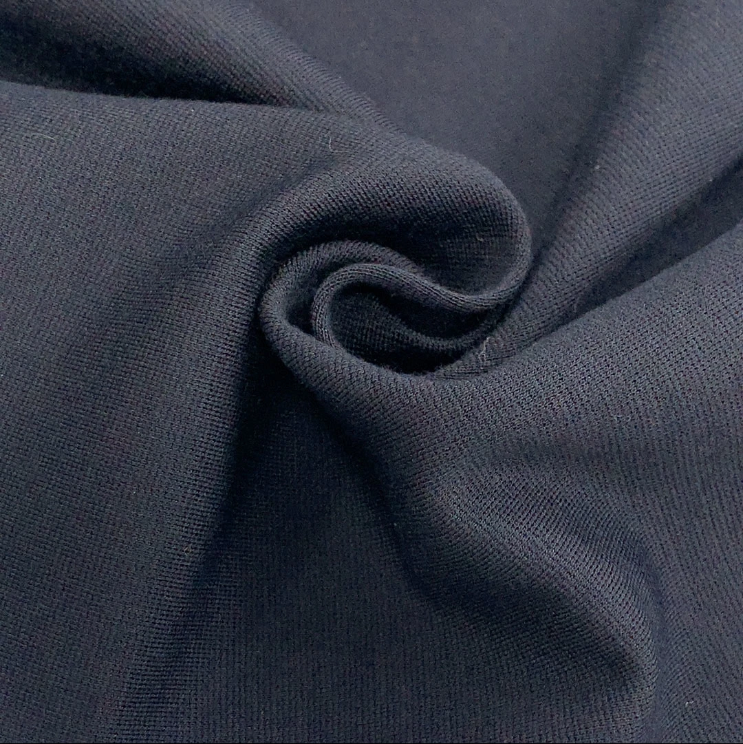 64% Nylon 32% Rayon 4% Spandex Nr Stretch Recycle Ponte De Roma Plain Dyed Roman Interlock Knitted Dress Garment Skirt Clothing Fabric