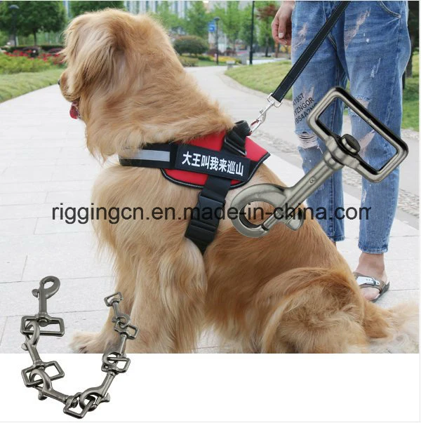 Gancho de Pet Plata SS316 Primavera Mosquetón Gancho colgador Llavero Buckle hebilla cuerda Trekking Accesorios