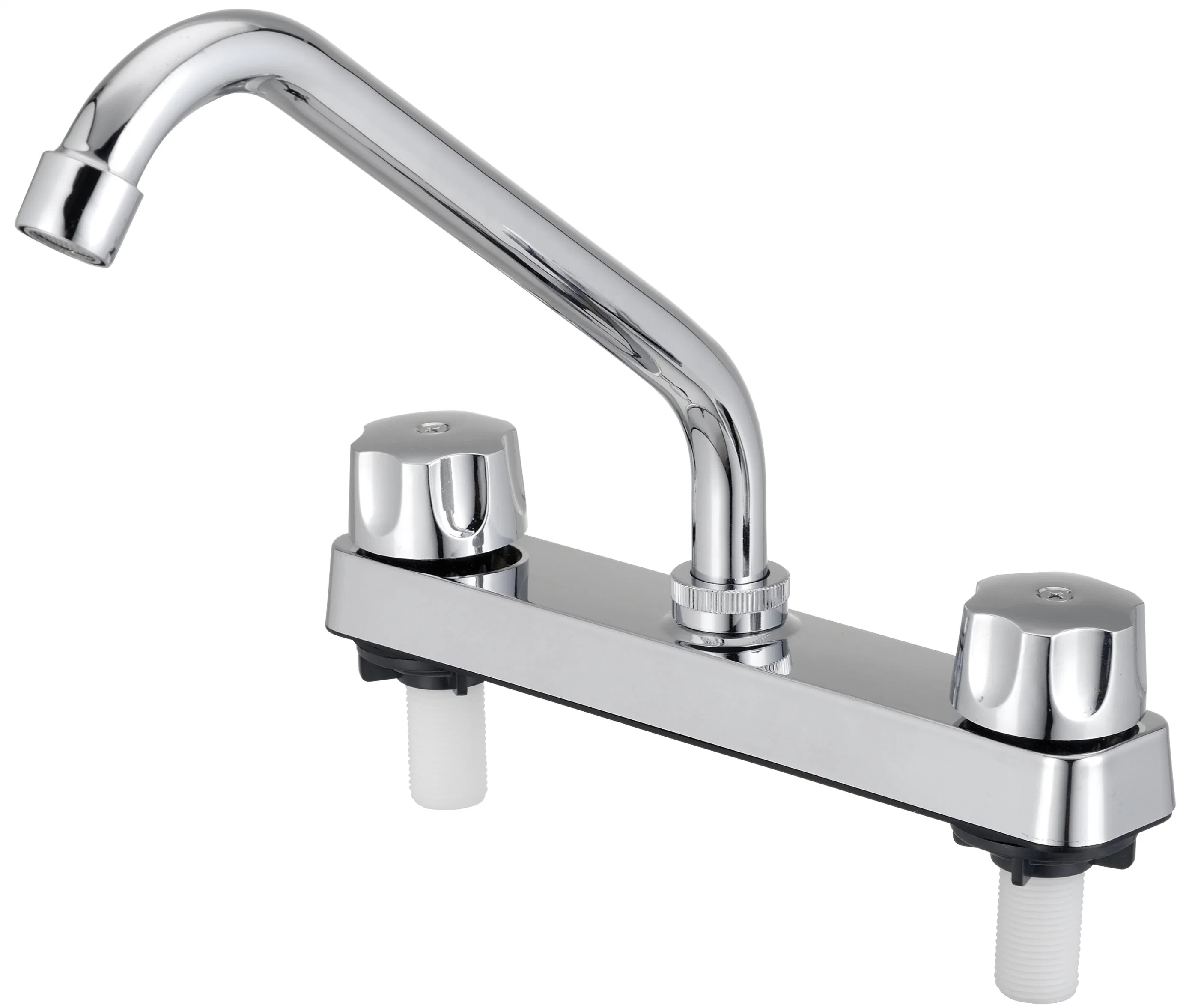 South American Dech Mounted 8 Inch Plastic Kitchen Sink Faucet