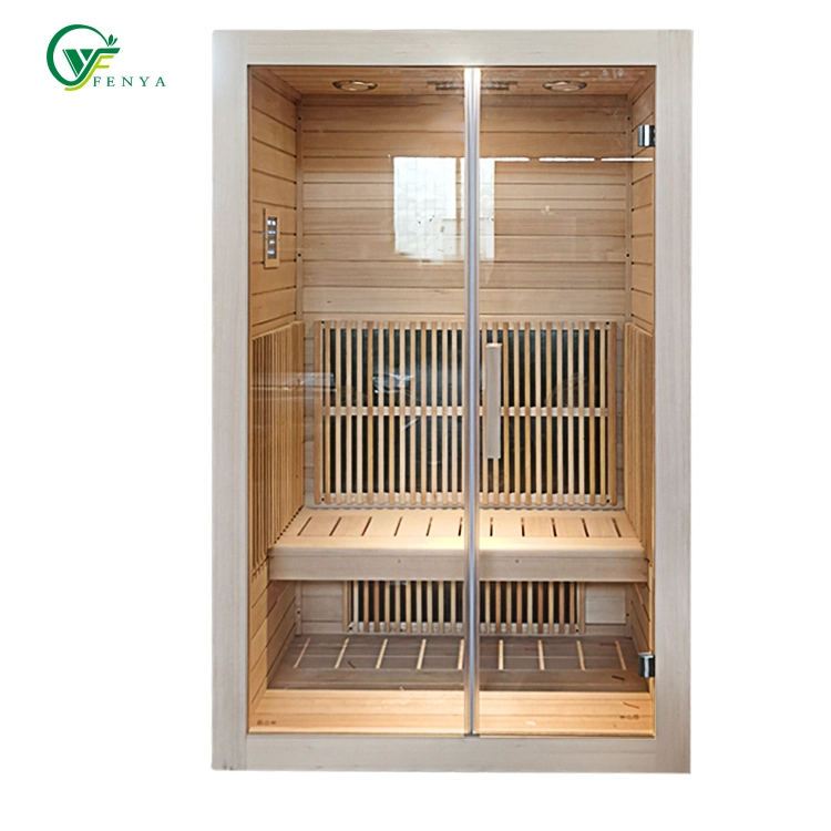 Home Use 2 Person Solid Wood Far Infrared Sauna Room