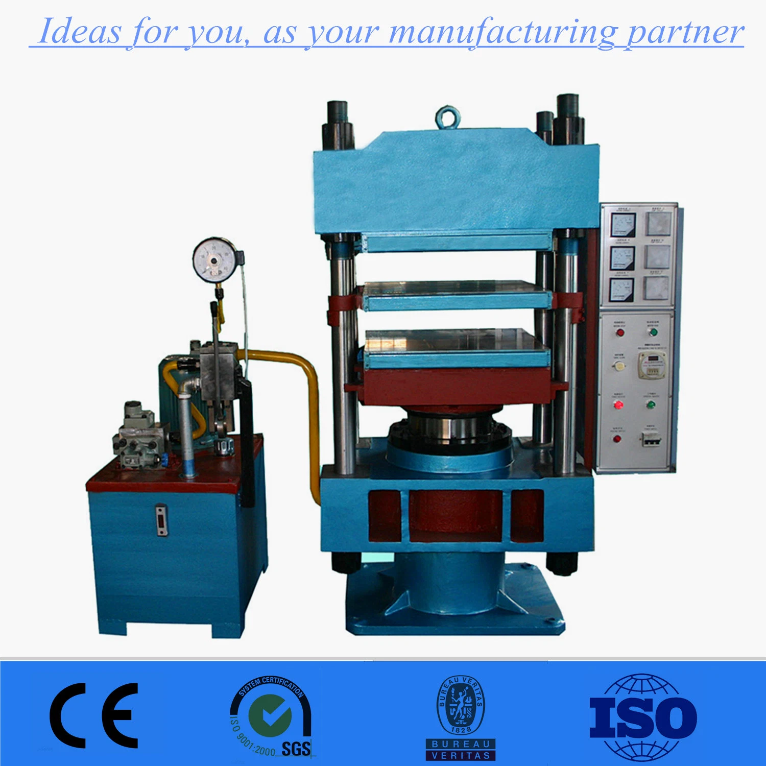 25 Ton Laboratory Small Hydraulic Press/Rubber Vulcanizer/Rubber Curing Press