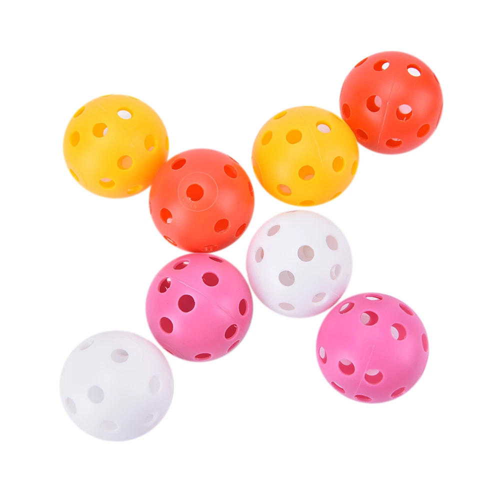 Plastic Airflow Hollow Golf Ball Practice Ball Indoor Training Balls Golf Accessories