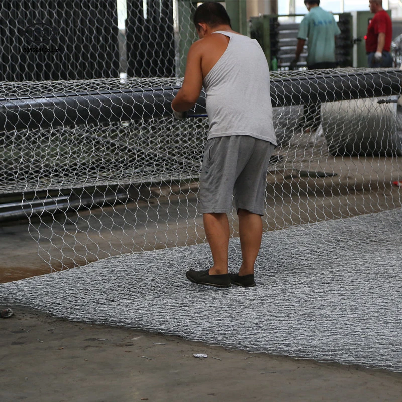 Günstige Woven Verzinkt Gabion Mesh für River Bank Schutz