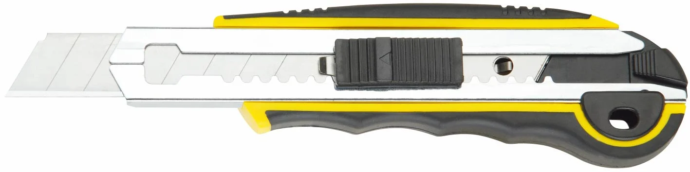 Utility Cutter, Knife 18X100mm Spare Blade, TPR Handle