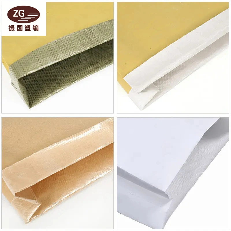 Original Factory 25kg Kraft Paper Bag with Inner PP Woven Poly Liner for Fertilizer Chemical