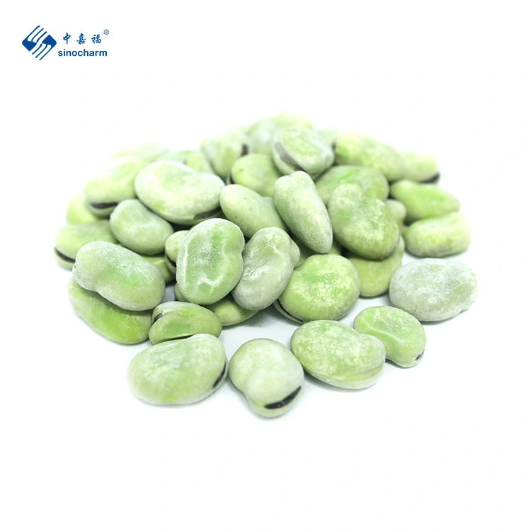 Sinocharm Frozen Vegetable High quality/High cost performance  IQF Frozen Green or White Broad Bean