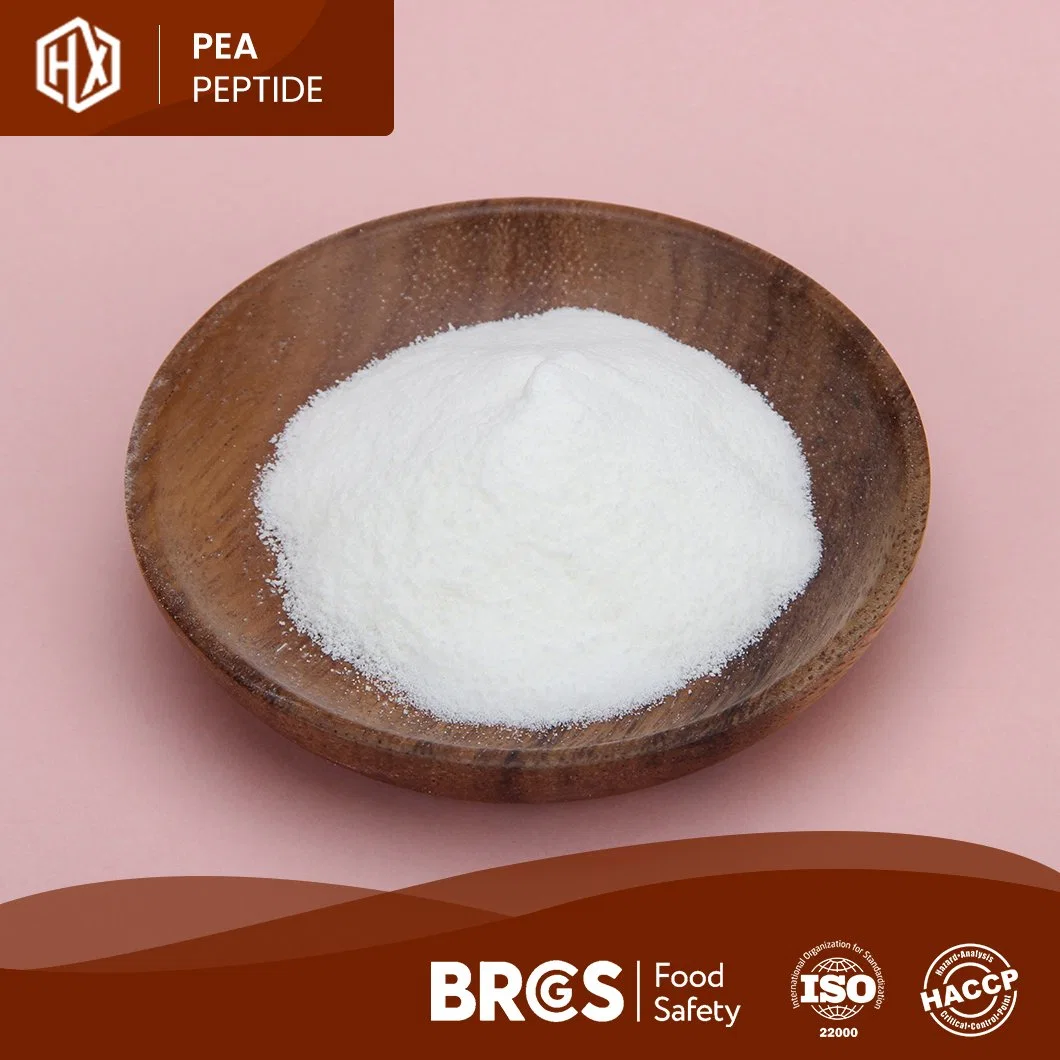 Soluble en agua de alta pureza Haoxiang pequeña molécula de péptidos de arveja china Aditivos Alimentarios Peabean antifatiga suplementos de proteína en polvo para Skin-Whitening péptido