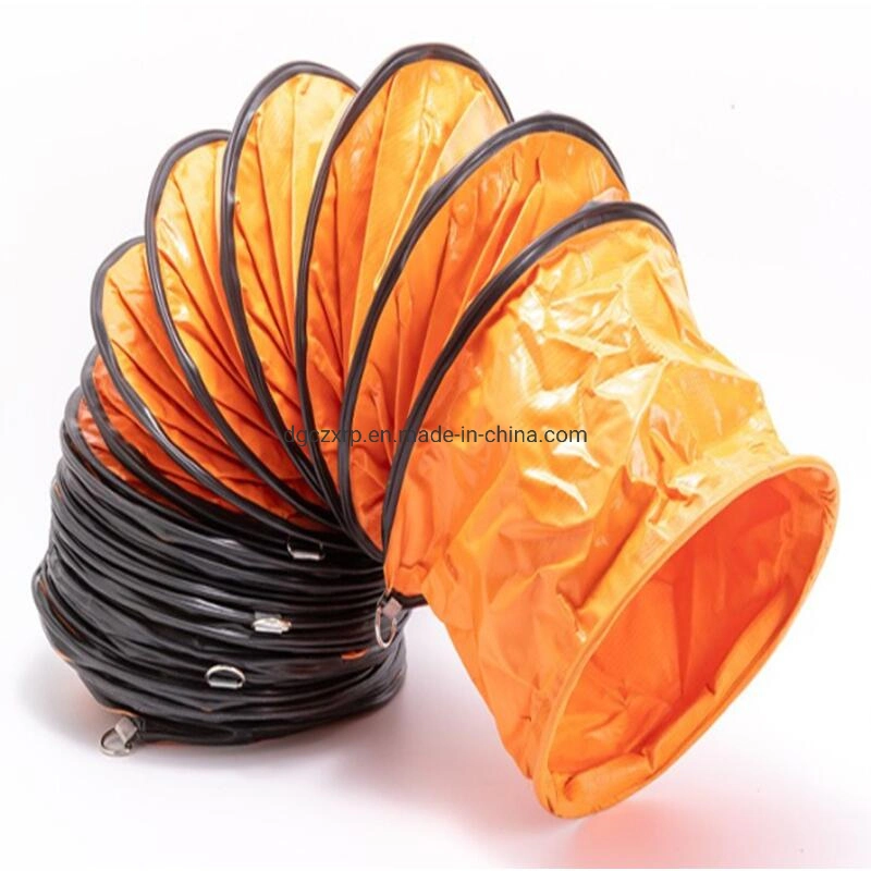 Mining 10m PVC Collapsible Round Air Ventilatioln Duct