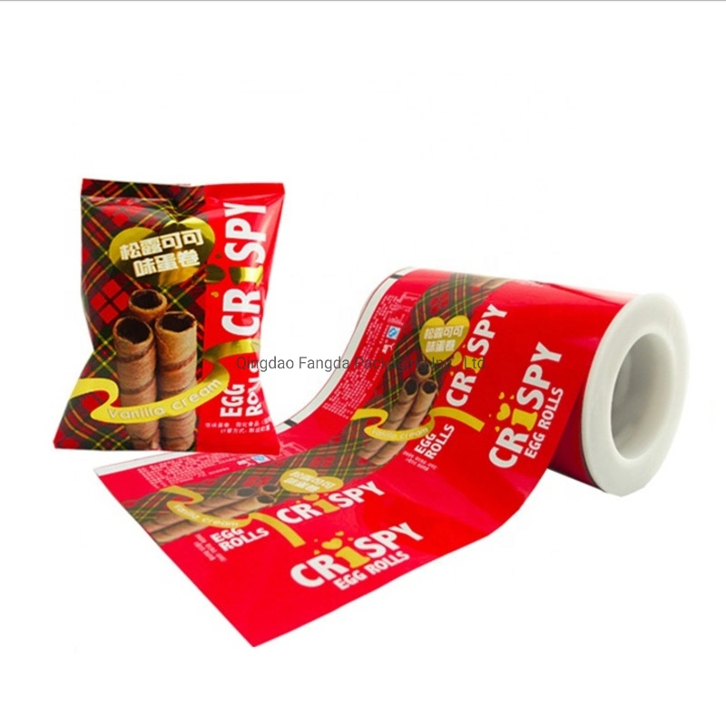 Custom Biodegradable Film Roll Candy Packaging