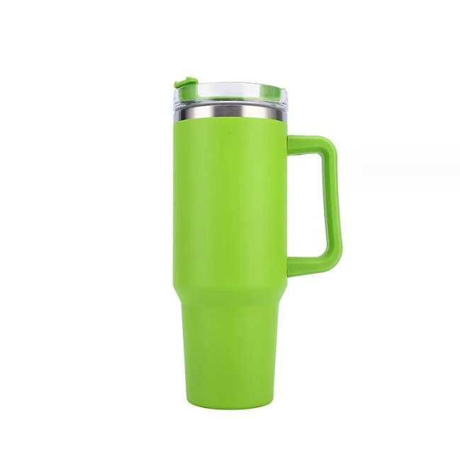 40oz Stainless Steel Insulated Vacuum Cup Double Wall Tumbler with Handle