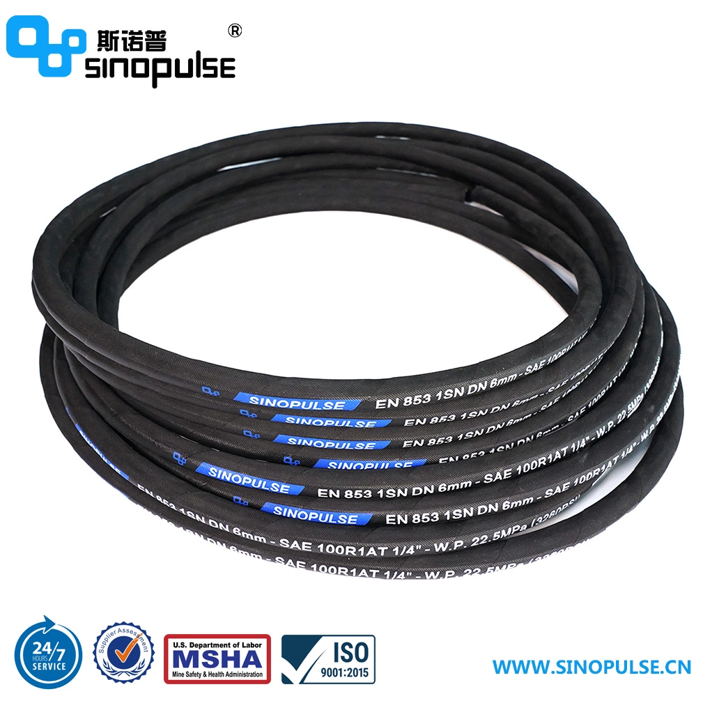 Msha Certified SAE100 R2at 3/8" Hydraulic Hose