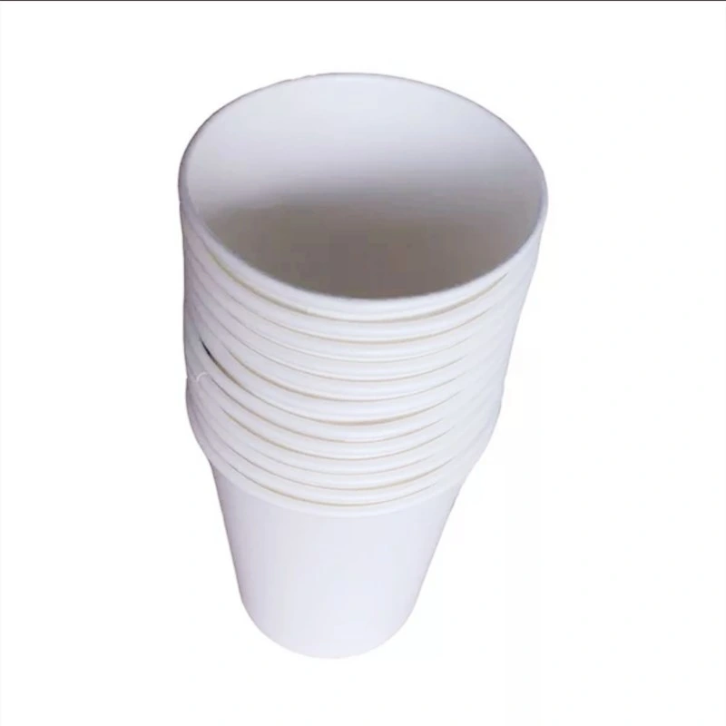 Disposable Paper Cup, Pure Natural Wood Milk Water Cup Coffee Soya-Bean Milk Juice Milk Tea Hot Drink Cup