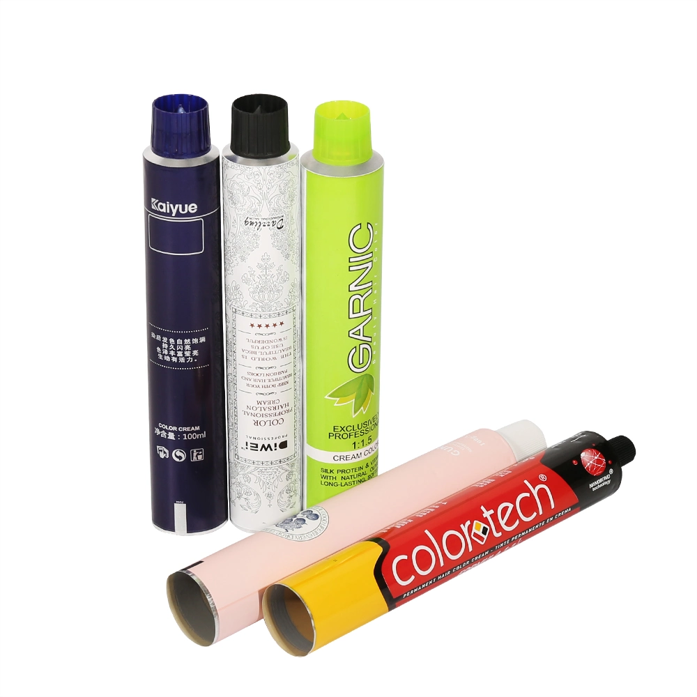 Soft Aluminum Paint/Glue/Hair Color/Cosmetic Packaging Tube