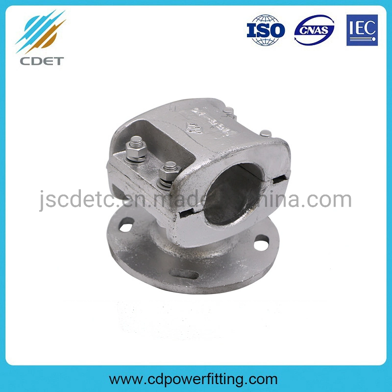 China Substation Hardware Accessories Fixed Support Tubular Busbar Clamp Fitting