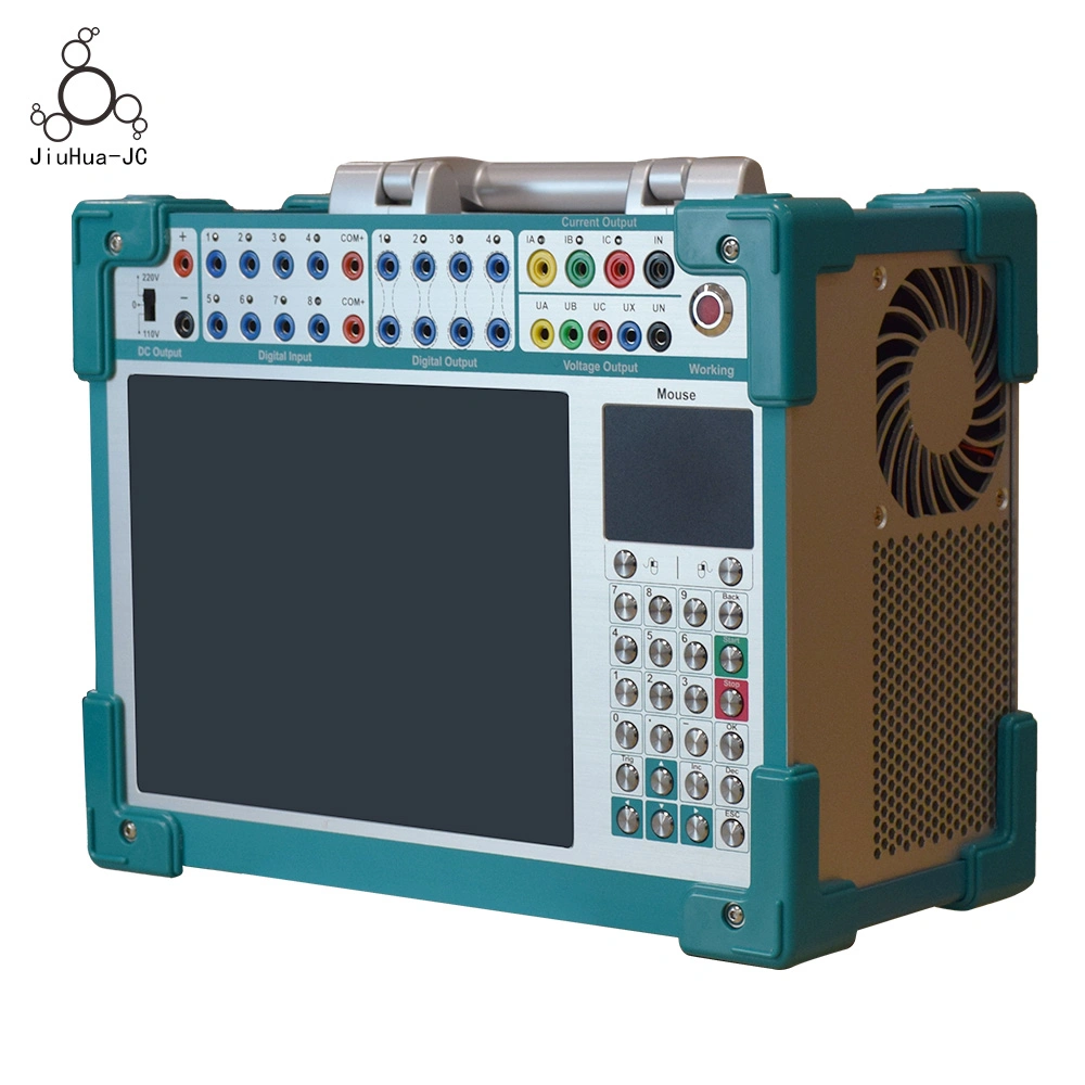 Current Injection Three Phase Protection Relay Tester Synchronization Test Equipment