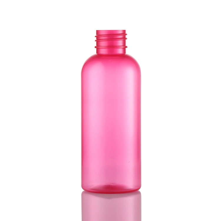 70ml Cylinder Shaped Red Plastic Pet Bottle