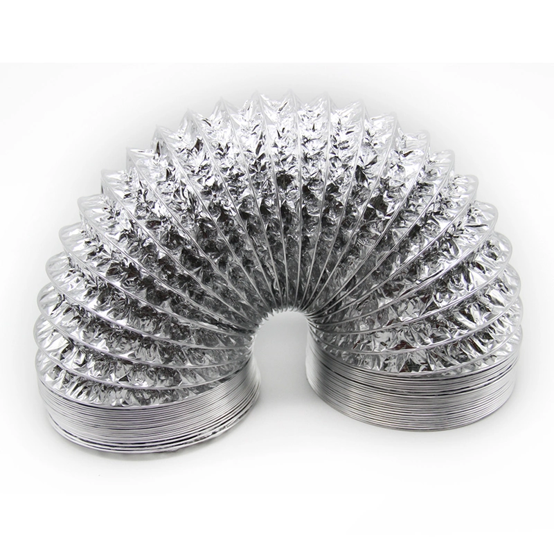 Hot Sale Aluminum Flexible Duct with Insulation or Non-Insulated