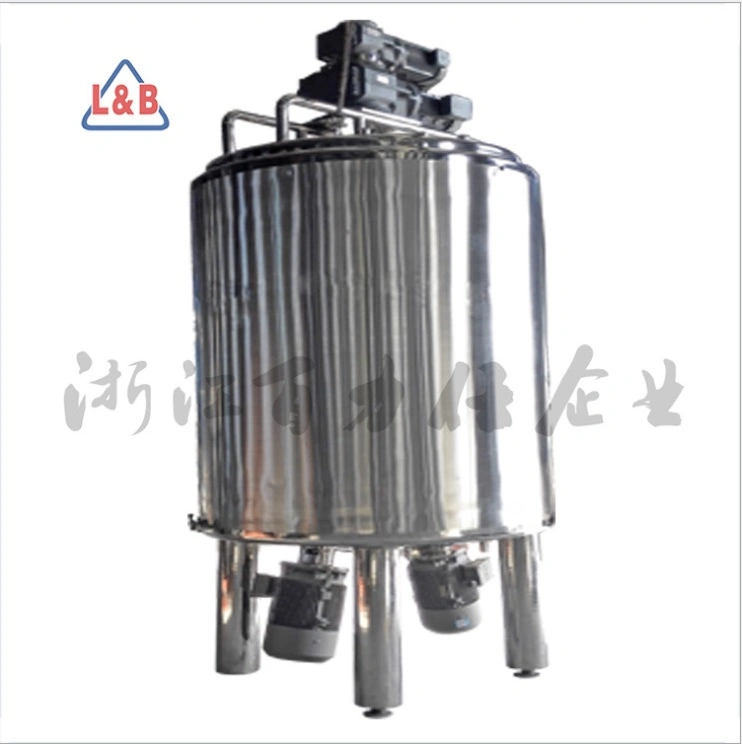 Industry Large Scale Double Jacketed Heating High Shear Emulsifier Tank