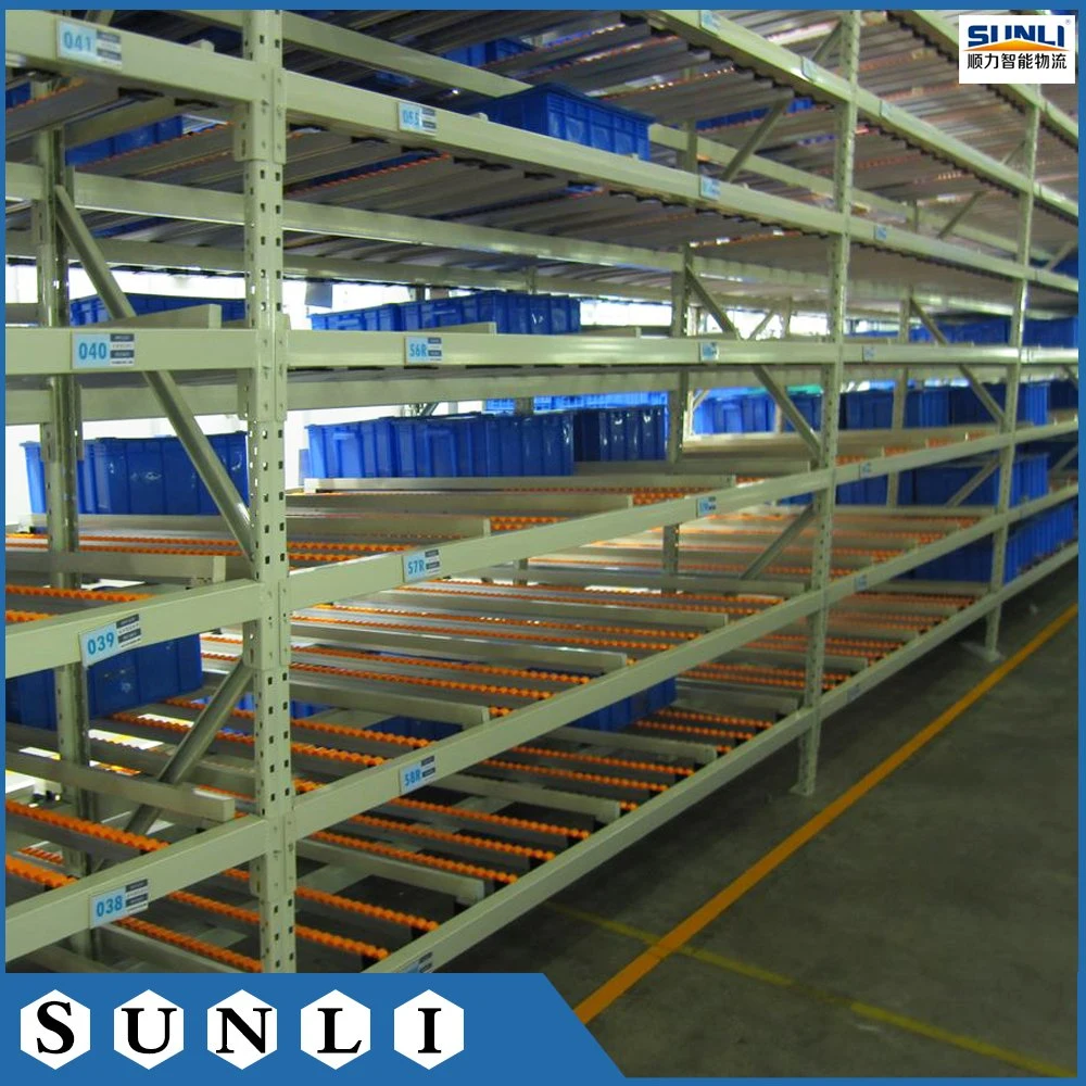 Warehouse Gravity Slide Shelving Rack