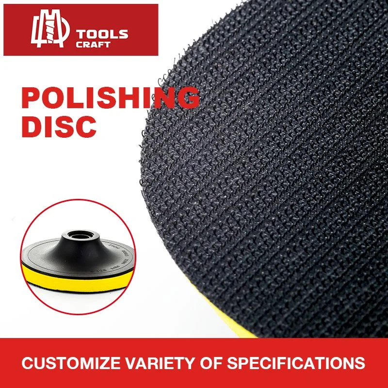 Self-Adhesive Tray Sandpaper Flocking Polishing Disc