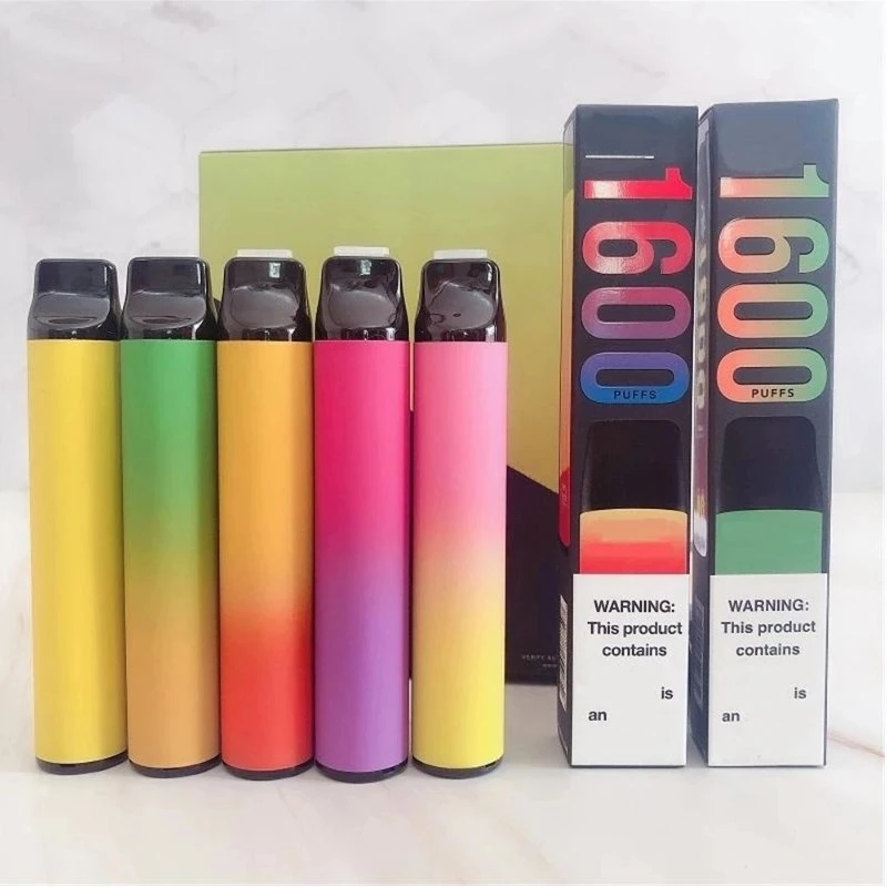 Los colores de 30 desechables Pxxl Vape 1600bocanadas batería de alimentación de los vapores de cartuchos de las vainas de 5.5ml Pre-Filled