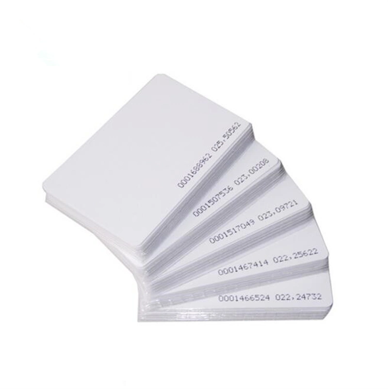 Cheap Price Printable Blank Chip ID Card Maker White PVC Plastic Cards