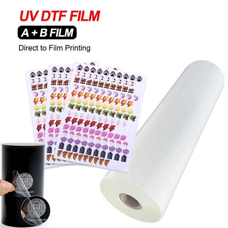 الغراء UV DTF Film AB نقل فيلم UV طباعة