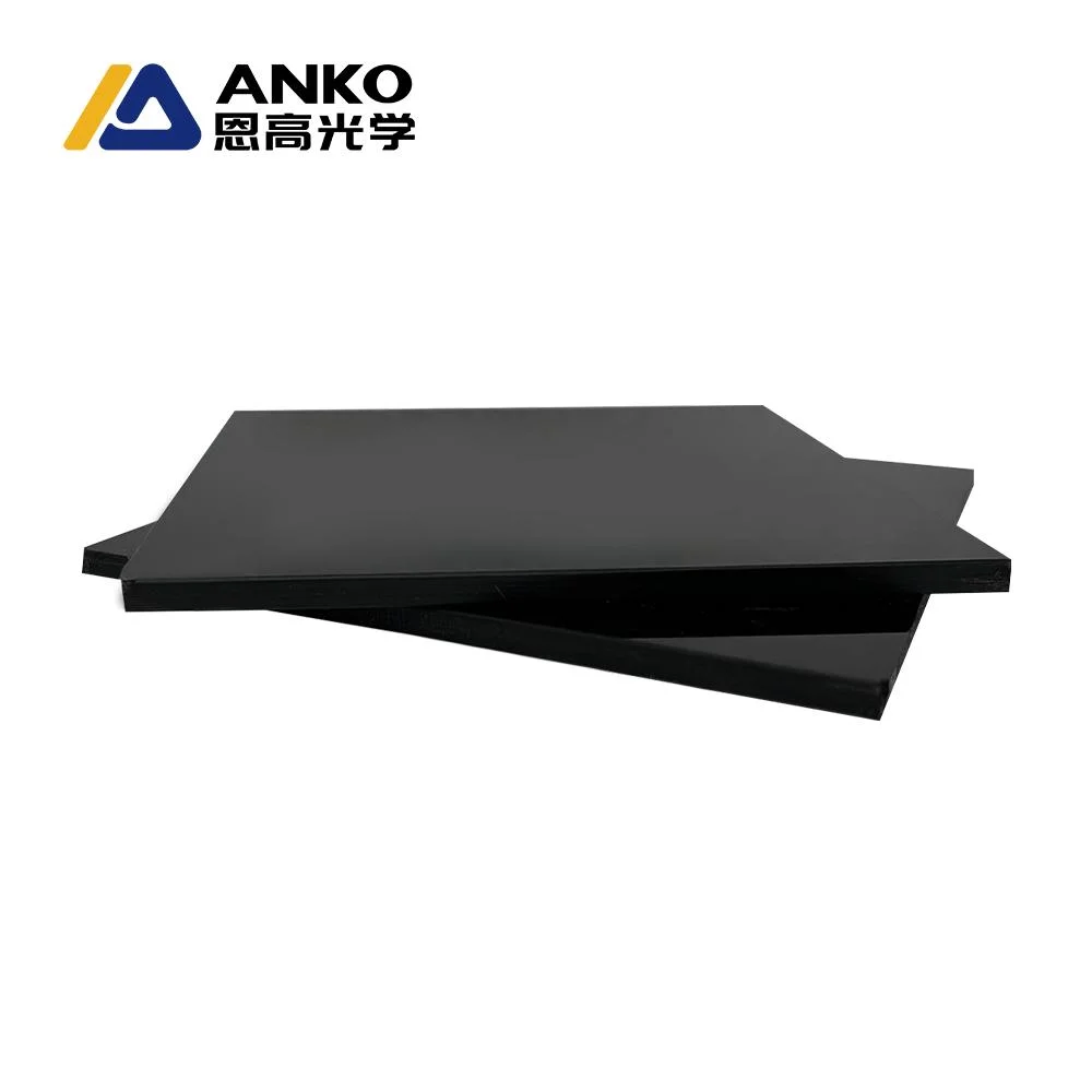 PC Glass Supplier Factory Price Extruded Cast Pure Black PC Plexiglass Plastic Sheets