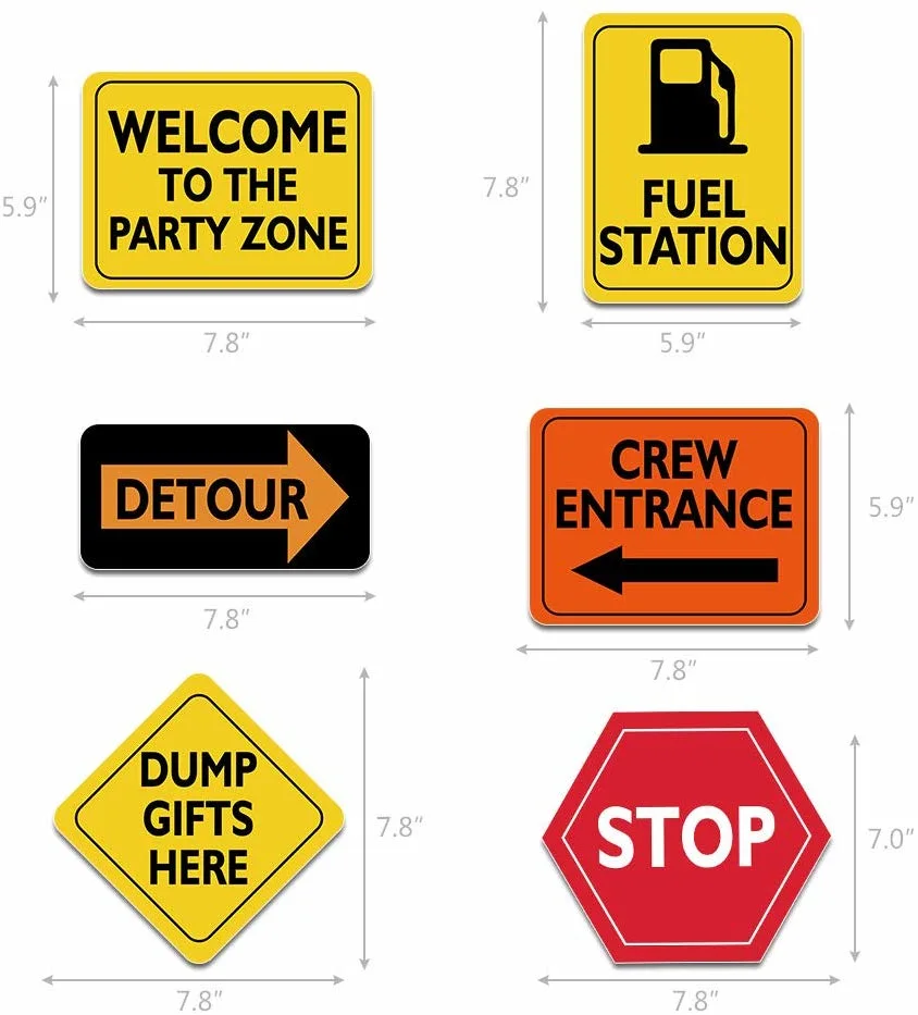 Customized Design Traffic Warning Sign Road Work Ahead Road Sign