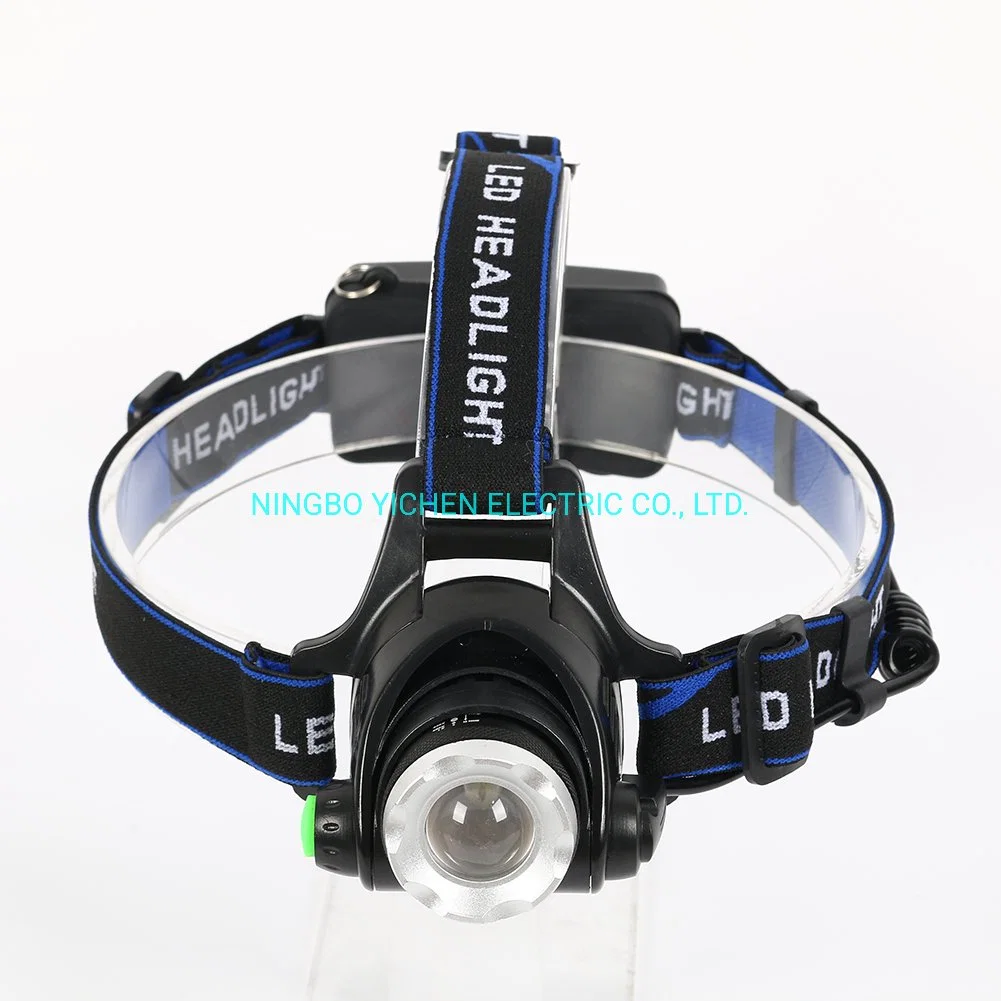 Yichen Classic 300 Lumen Zoomable LED Headlamp with Rechargeable Batteries and Adaptor