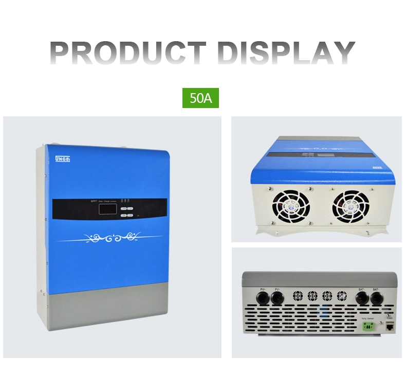 Hybrid 5kw a 48V inversor con 100A MPPT controlador de carga solar fuera de la red del sistema de alimentación