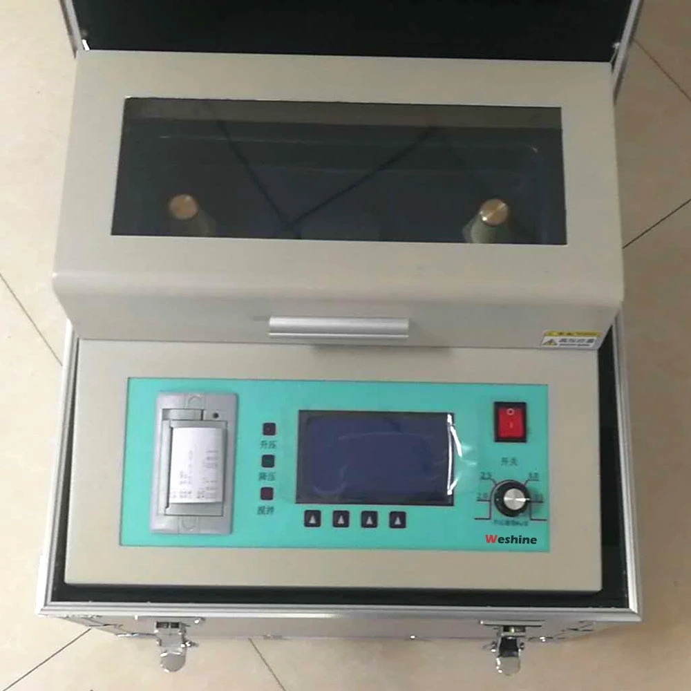 High Precision Digital Portable Transformer 80kV 100kV Insulation Oil Breakdown Voltage BDV Tester Dielectric Strength Meter for site test