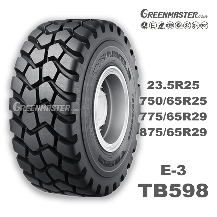 Radial off-The-Road OTR Tyre, Steel E3/L-3 Earthmover/Loader/Dozer/Grader/Scraper Tire, Mining Articulated/Rigid Dump Truck Tyres 550/65r25 600/65r25