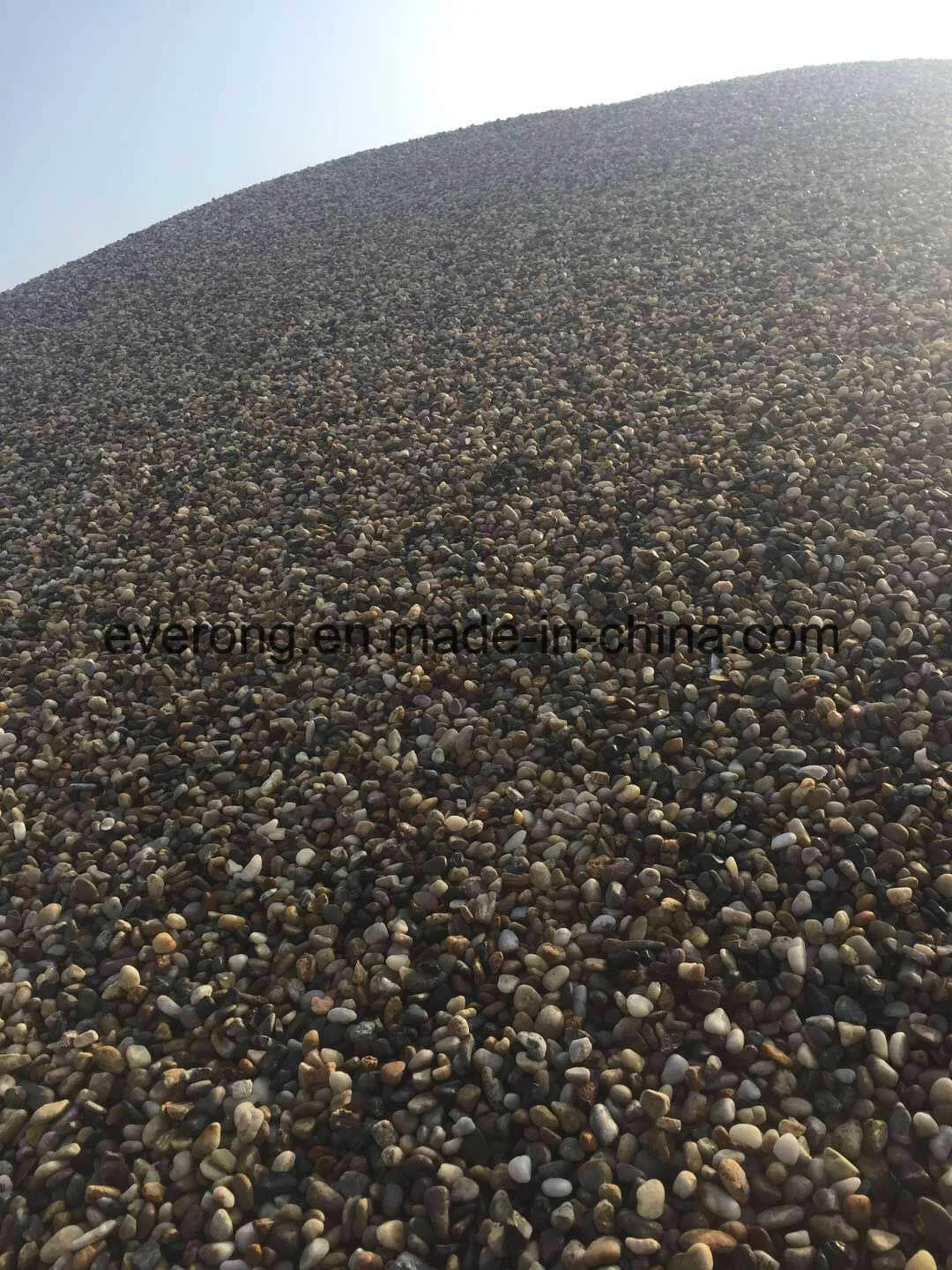 Natural Multilcolor River Rock Pebble Stone Size 2-3cm /3-5cm /5-8cm for Landscaping