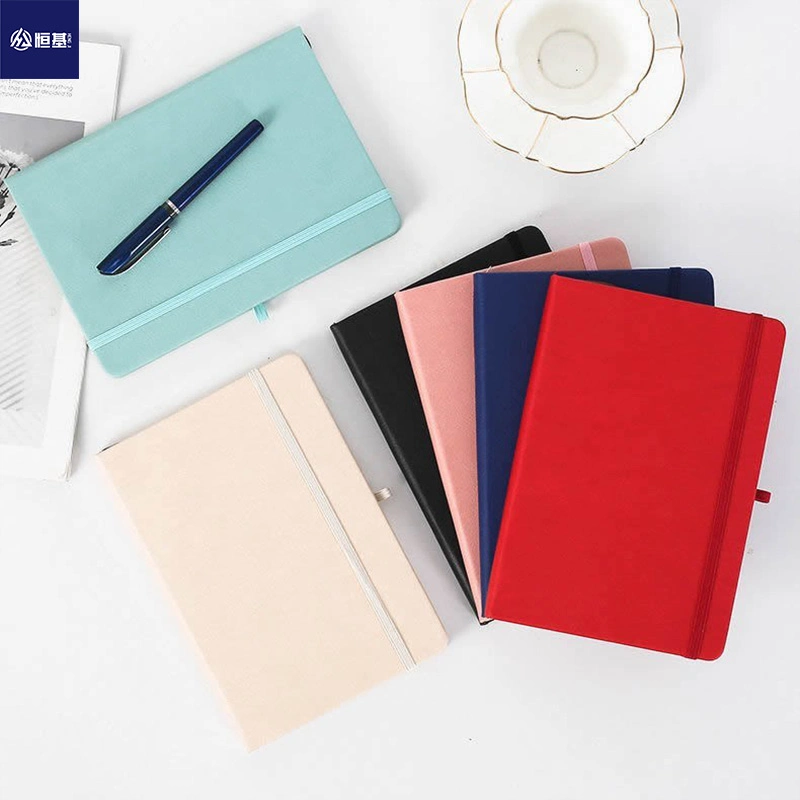 Customizable School Office Stationery Supplies Multi Color PU Leather Notebook