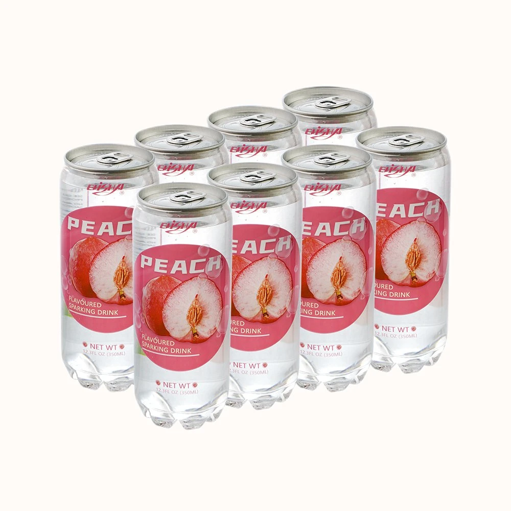 350ml Pet Can Peach Soda Water