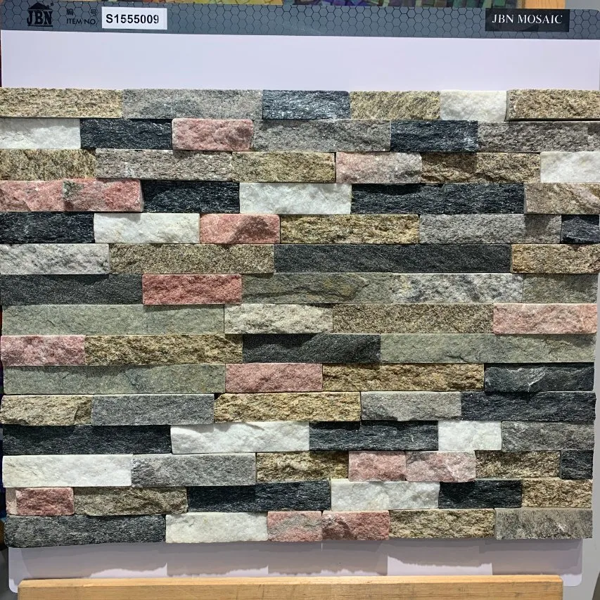 Foshan Green Thick Artificial Tile Cultured Natural Stone Outdoor Slate Marble Mosaics Wall Panel Tile