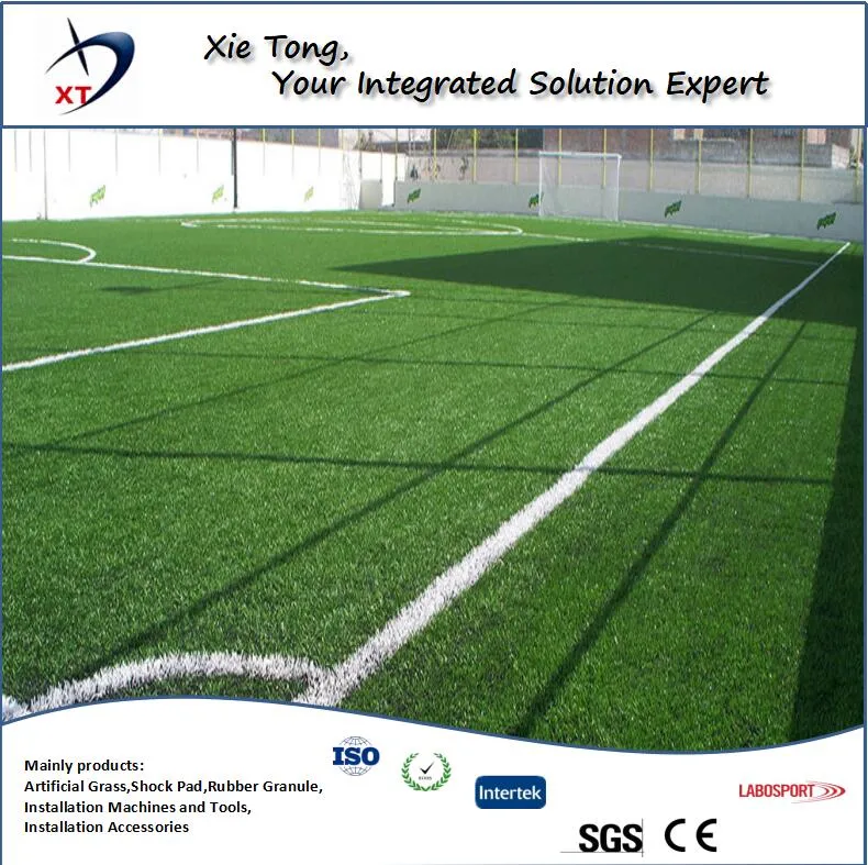 5X5 People Football Field Whole System Artificial Turf with Shock Pad and Infills