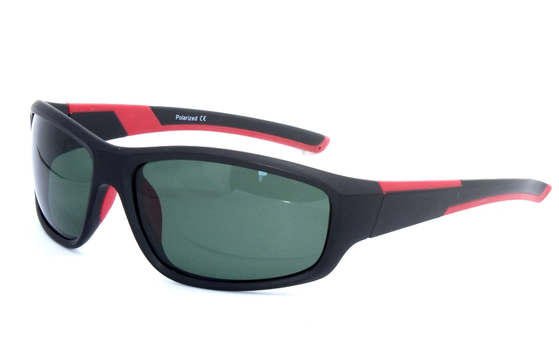Curved Fishing Riding Customized UV400 Protection Polarized Sports Sunglasses