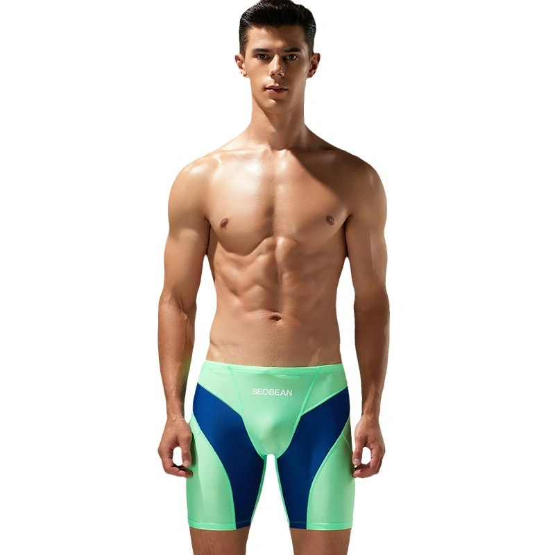 Hiworld Splced hommes natation boxers maillots de bain Boxer Cinquième Pantalon Plage Short de surf