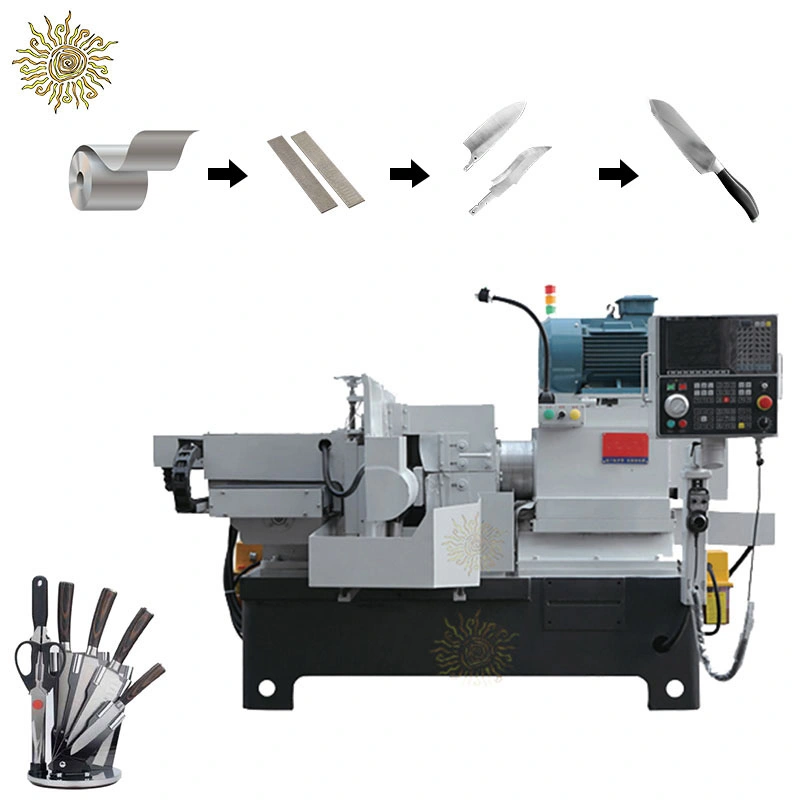 Chef Knives Grinding Machine Product Line Knife Manufacture Machinery Production Line Manufacturing Plant Metal Kitchen Knife Making Machine