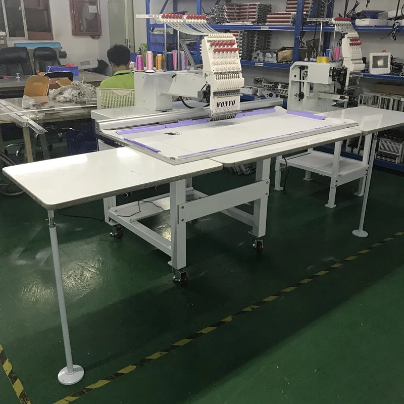 Single Head Textile Flat Embroidery Machine with Latest Control System and Germany Needle Wy1201cml