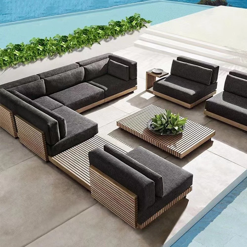 Preiswerter Moderner Luxus-Sofa-Lounge-Set Patio Garden Möbel Sofa Im Freien