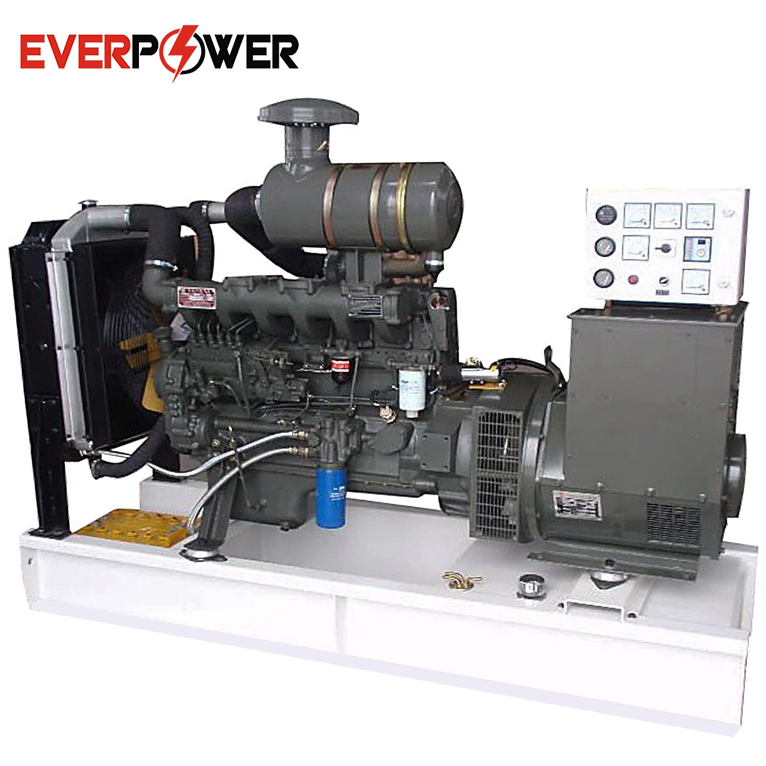 20kVA~375kVA Weifang Ricardo Open Silent Soundproof Diesel Power Electric Generator Set Genset Generating Set Factory Price