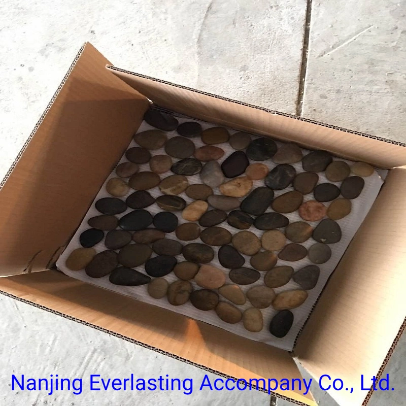 Black Pebble High quality/High cost performance Marble Natural Stone Mosaic
