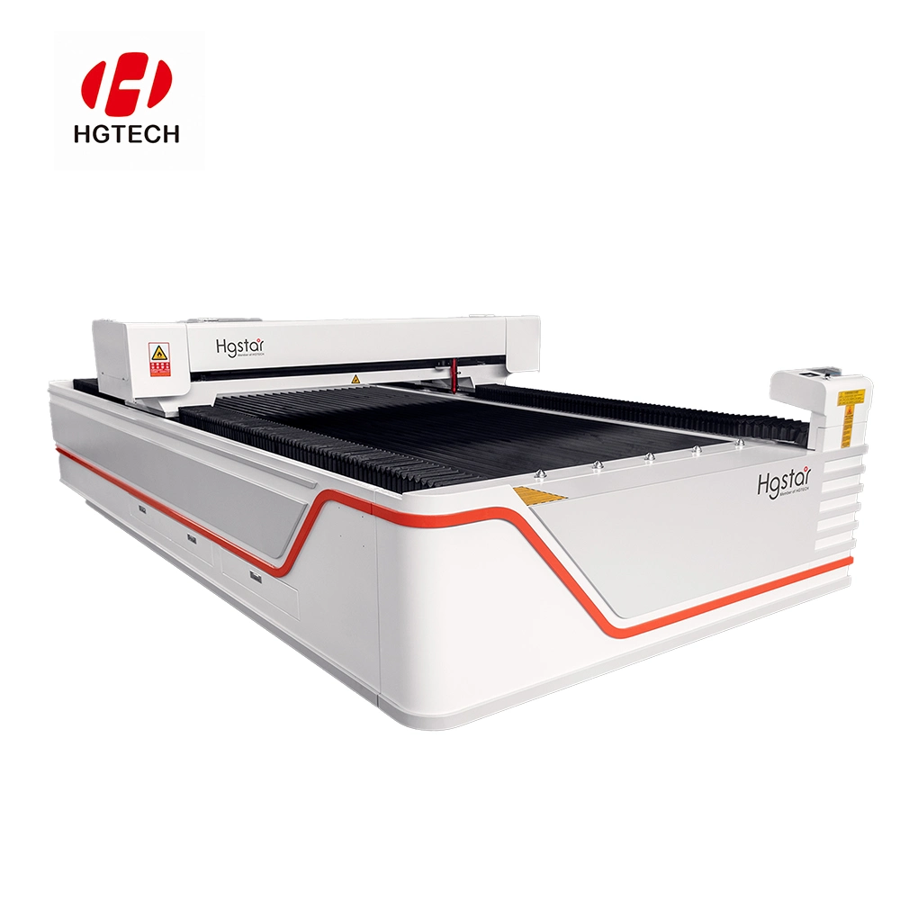 2023 Hgtech Manufacturing & Processing Machinery Competitive Price CO2 300W 500W 600W CNC Laser Engraving Cutting Machine for Metal & Non-Metal Engraving
